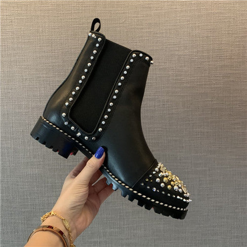 High Quality Luxury Christian Louboutin Ankle Boots – Style 49780 product detail