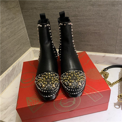High Quality Luxury Christian Louboutin Ankle Boots – Style 49780 product detail