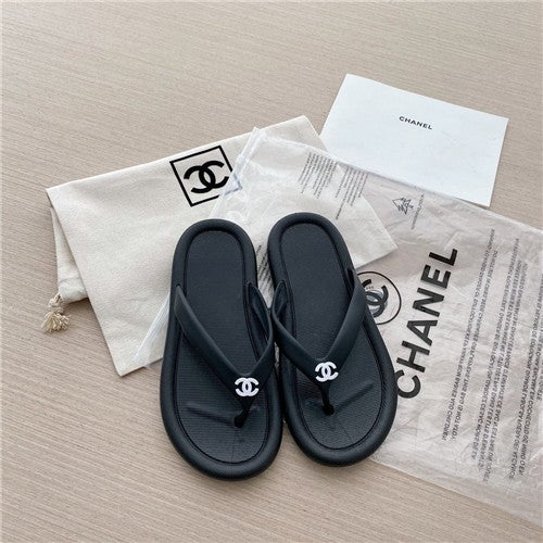High Quality Luxury Chanel Flip Flop Shoes – Style 88390