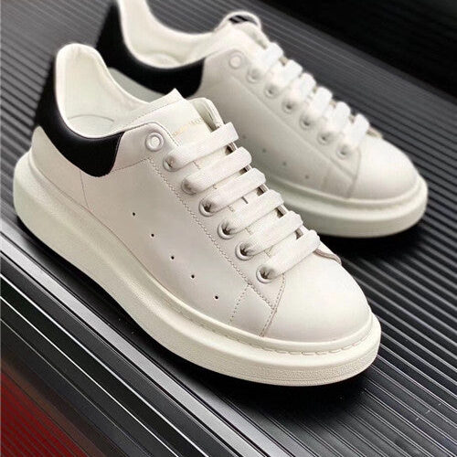 High Quality Luxury Alexander McQueen White Sneakers