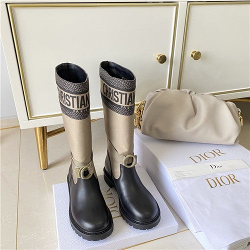High Quality Luxury Dior Booties Womens Shoes