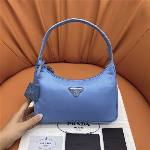 High Quality Luxury Prada Small Hobo Handbag