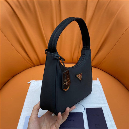 High Quality Luxury Prada Small Hobo Handbag – Style 26999 alternate view