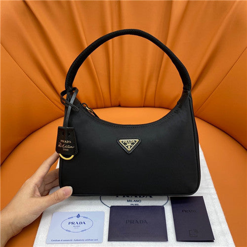 High Quality Luxury Prada Small Hobo Handbag – Style 26999