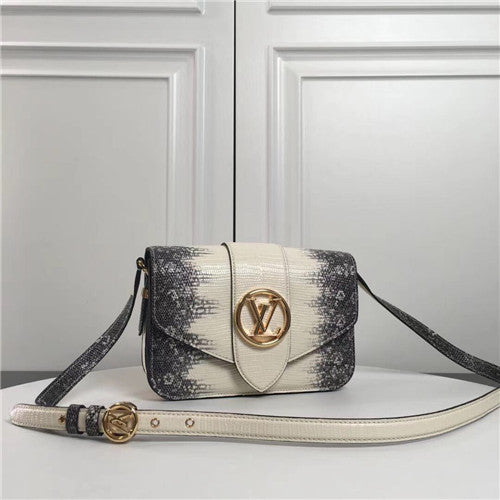 High Quality Luxury LV Pont 9 Lizard Bag – Style 48495