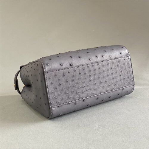 High Quality Luxury Fendi Ostrich Leather Peekaboo Bag – Style 32592 product detail