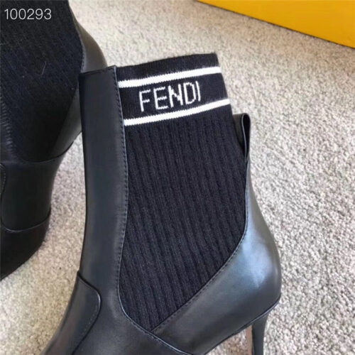 High Quality Luxury Fendi High Heel Ankle Boots – Style 67539 product detail