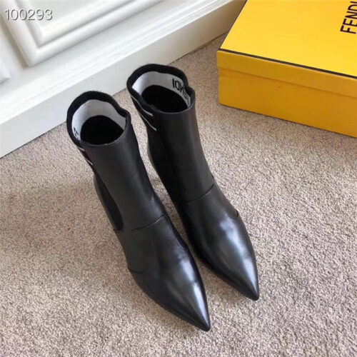 High Quality Luxury Fendi High Heel Ankle Boots – Style 67539 product detail