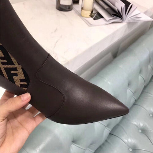 High Quality Luxury Fendi High Heel Ankle Boots product detail