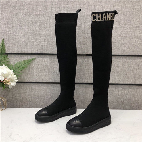 High Quality Luxury Chanel Sock Boots Shoes