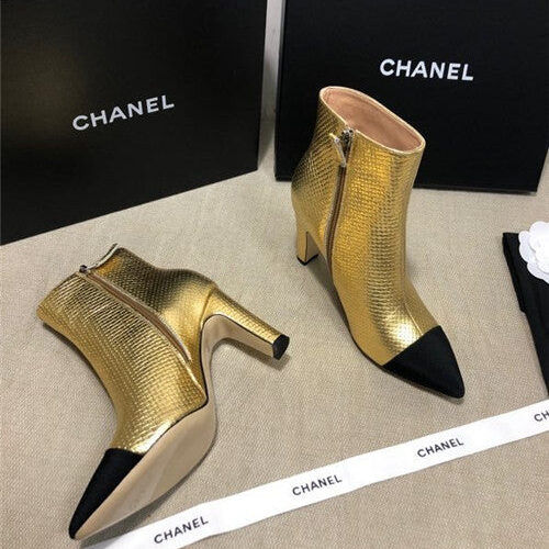 High Quality Luxury Chanel Heel Boots – Style 50950 alternate view