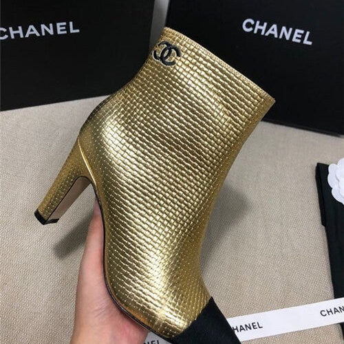 High Quality Luxury Chanel Heel Boots – Style 50950 product detail