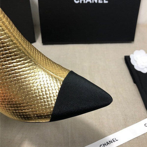 High Quality Luxury Chanel Heel Boots – Style 50950 product detail