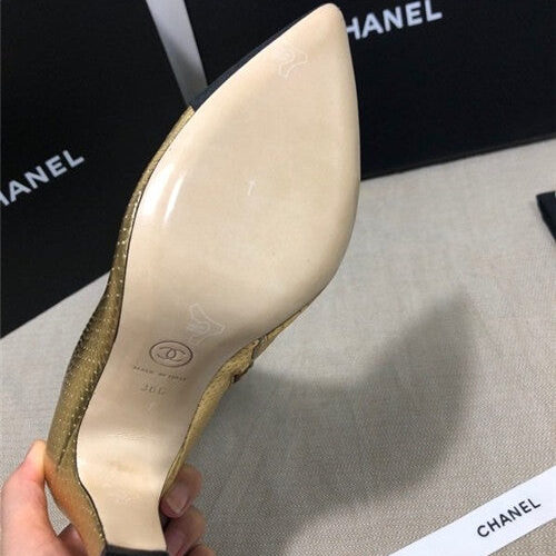High Quality Luxury Chanel Heel Boots – Style 50950 product detail