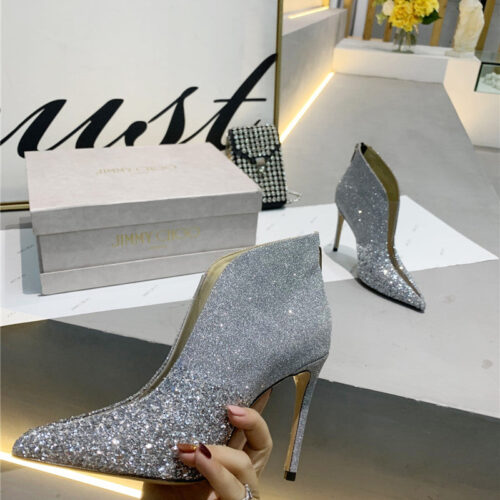 High Quality Luxury Jimmy Choo Leida Ankle Boots – Style 13879 product detail