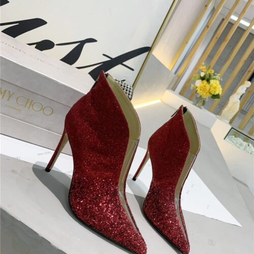 High Quality Luxury Jimmy Choo Leida Ankle Boots – Style 43255