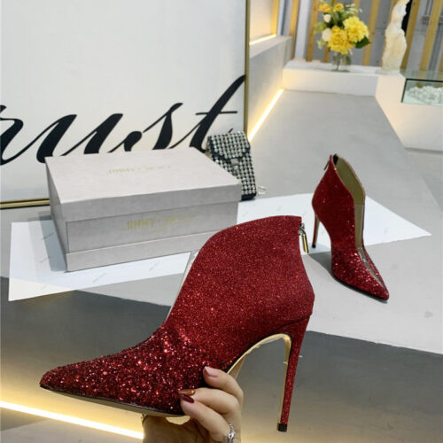High Quality Luxury Jimmy Choo Leida Ankle Boots – Style 43255 product detail