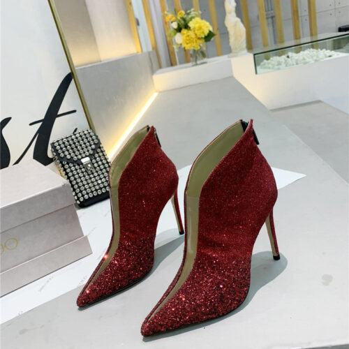 High Quality Luxury Jimmy Choo Leida Ankle Boots – Style 43255 product detail