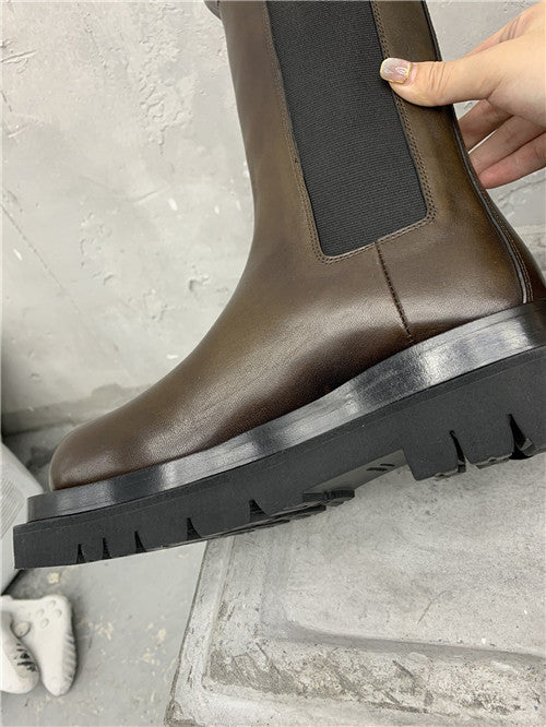 High Quality Luxury Bottega Veneta Mid Calf Boots – Style 37126 product detail