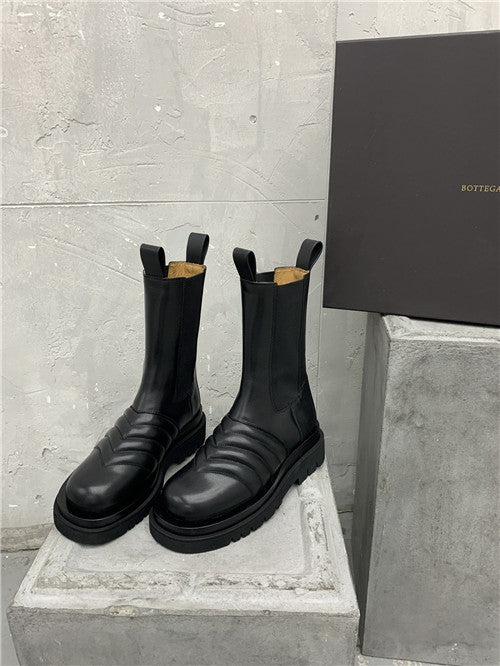 High Quality Luxury Bottega Veneta Mid Calf Boots