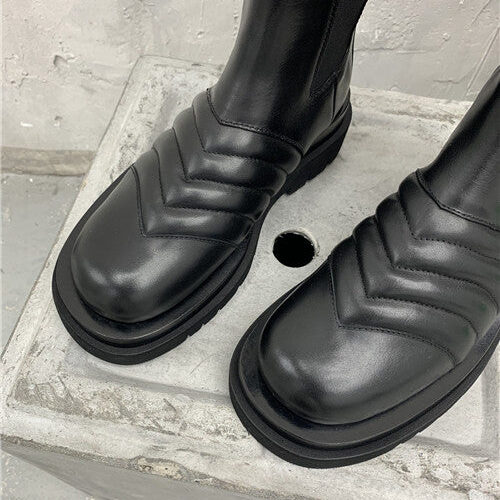 High Quality Luxury Bottega Veneta Mid Calf Boots product detail