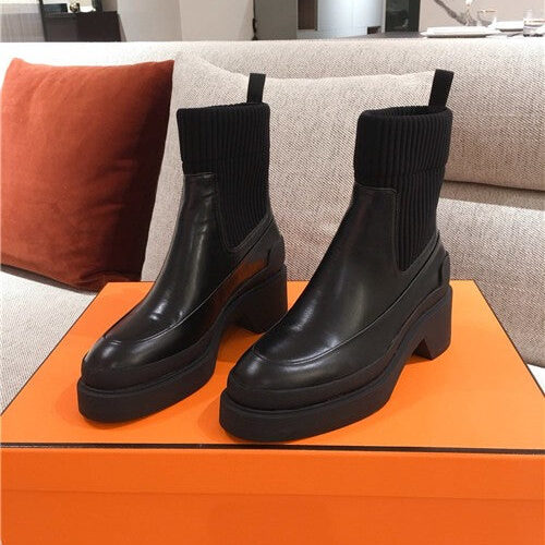 High Quality Luxury Hermes Booties Women Shoes product detail