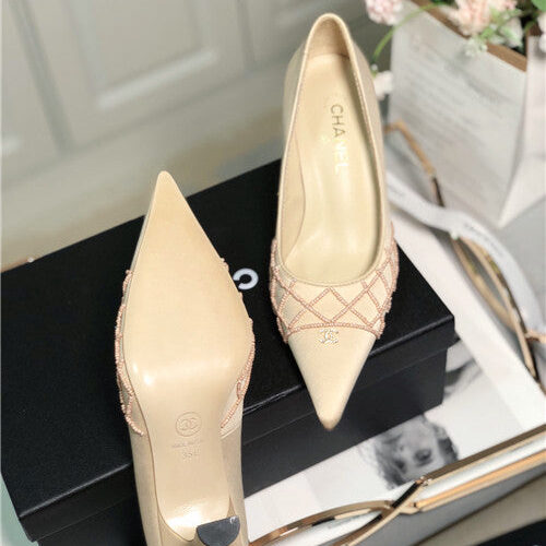 High Quality Luxury Chanel Mid Heel Sandals product detail