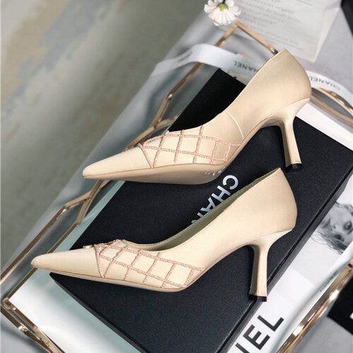 High Quality Luxury Chanel Mid Heel Sandals product detail