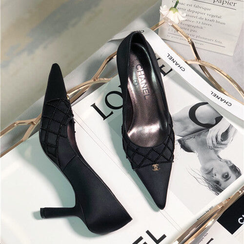 High Quality Luxury Chanel Mid Heel Sandals – Style 41766 product detail