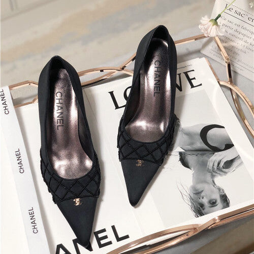 High Quality Luxury Chanel Mid Heel Sandals – Style 41766 product detail