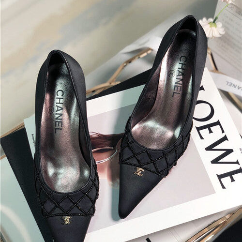 High Quality Luxury Chanel Mid Heel Sandals – Style 41766 product detail