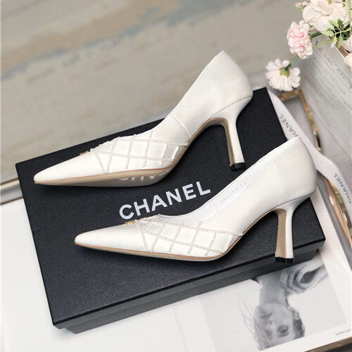 High Quality Luxury Chanel Mid Heel Sandals – Style 46854 product detail