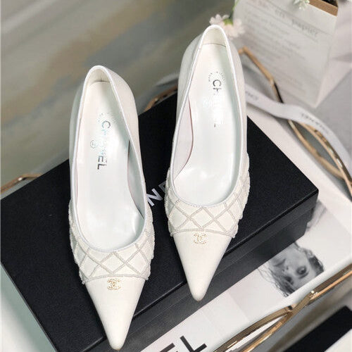High Quality Luxury Chanel Mid Heel Sandals – Style 46854 product detail