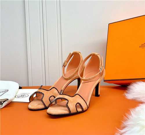 High Quality Luxury Hermes High Heel Sandals – Style 98659
