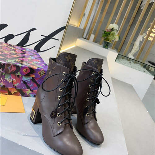 High Quality Luxury LV Women Boots Shoes