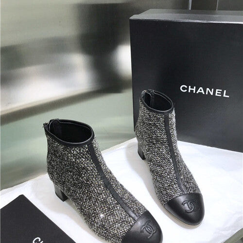 High Quality Luxury Chanel Booties Women Shoes