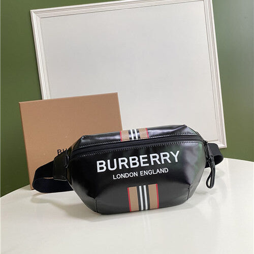 High Quality Luxury Burberry Canvas Belt Bag