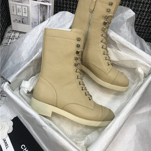 High Quality Luxury Chanel Ankle Boots Shoes – Style 45158 alternate view