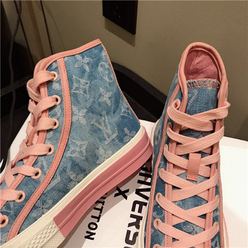 High Quality Luxury Converse X LV Sneakers Shoes – Style 05347 alternate view