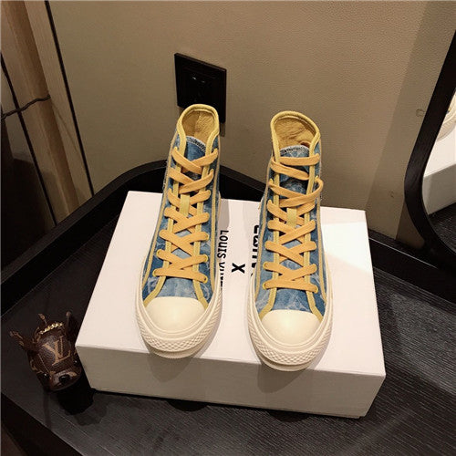 High Quality Luxury Converse X LV Sneakers Shoes alternate view