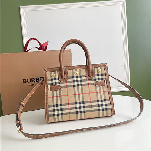 High Quality Luxury Burberry Title Bag – Style 42469