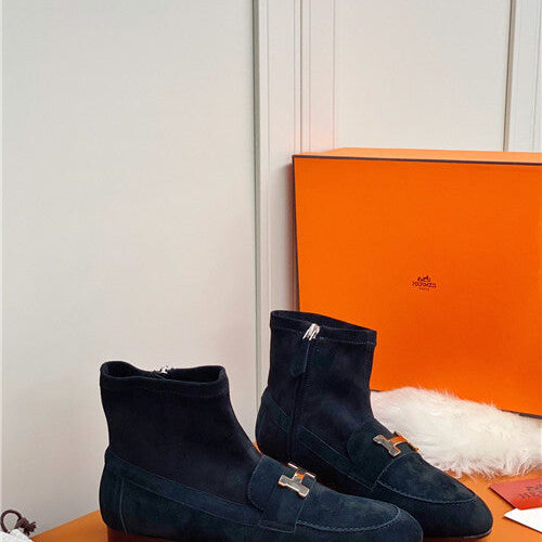 High Quality Luxury Hermes H Buckle Boots Shoes product detail