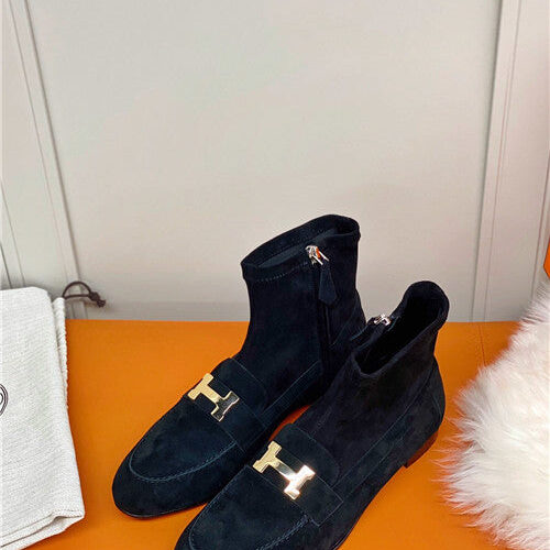 High Quality Luxury Hermes H Buckle Boots Shoes