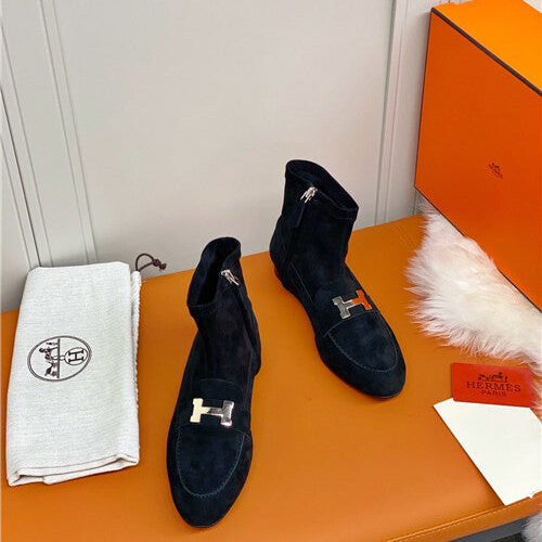 High Quality Luxury Hermes H Buckle Boots Shoes product detail
