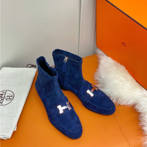 High Quality Luxury Hermes H Buckle Boots Shoes – Style 35971 alternate view