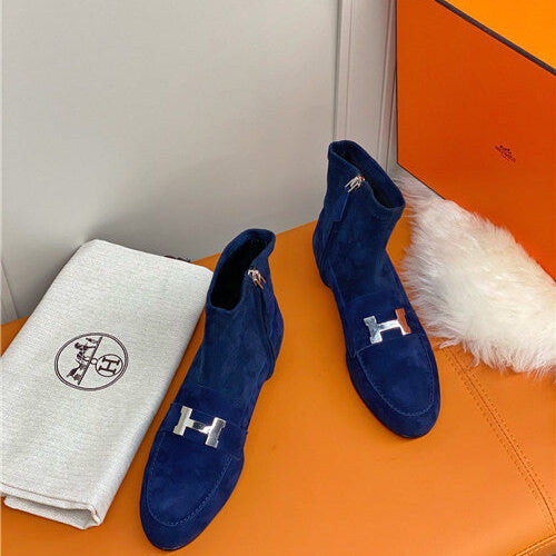 High Quality Luxury Hermes H Buckle Boots Shoes – Style 35971 product detail
