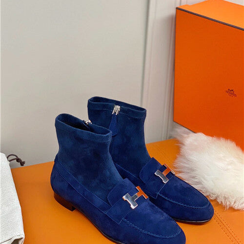 High Quality Luxury Hermes H Buckle Boots Shoes – Style 35971 product detail