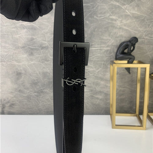 High Quality Luxury YSL Leather Belt – Style 45551 alternate view