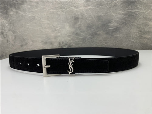 High Quality Luxury YSL Leather Belt – Style 45556