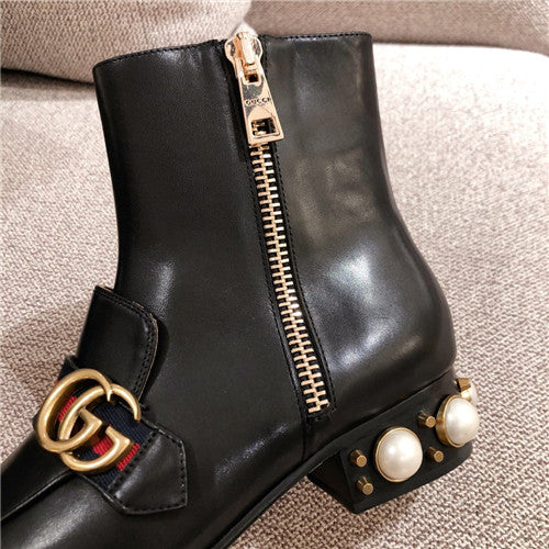 High Quality Luxury Gucci Pearl Boots Shoes – Style 46387 product detail